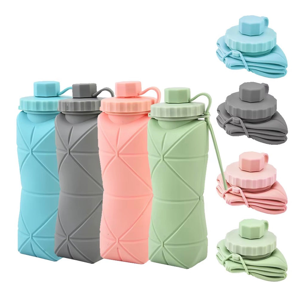 Collapsible Silicone Water Bottle,Save Space, Stay Hydrated Anywhere (Limited Stock)