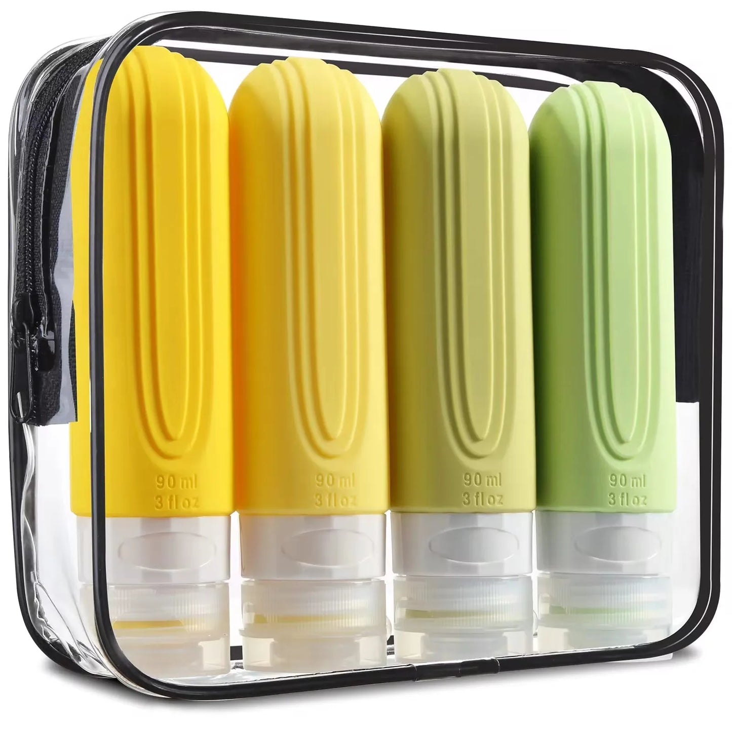 TSA-Approved Travel Bottles (3oz) – Leak-Proof & Mess-Free Packing