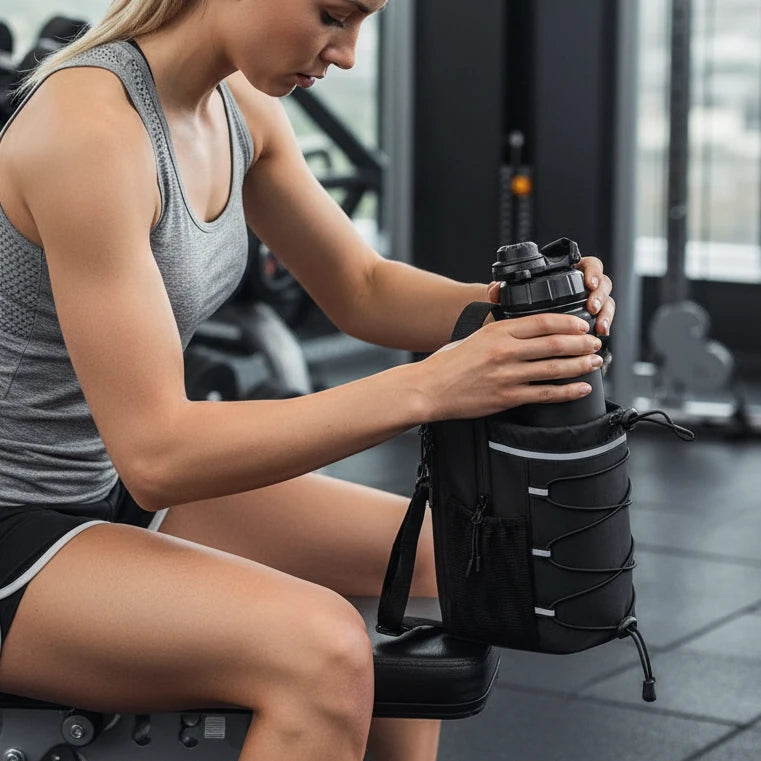 Magnetic Water Bottle Sling Bag – Carry & Easy Access Anywhere