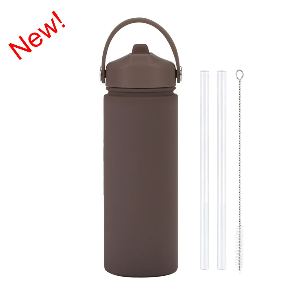 500ml Insulated Water Bottle, Customizable Steel Flask,Gym, Work & Travel-Stay Cold All Day