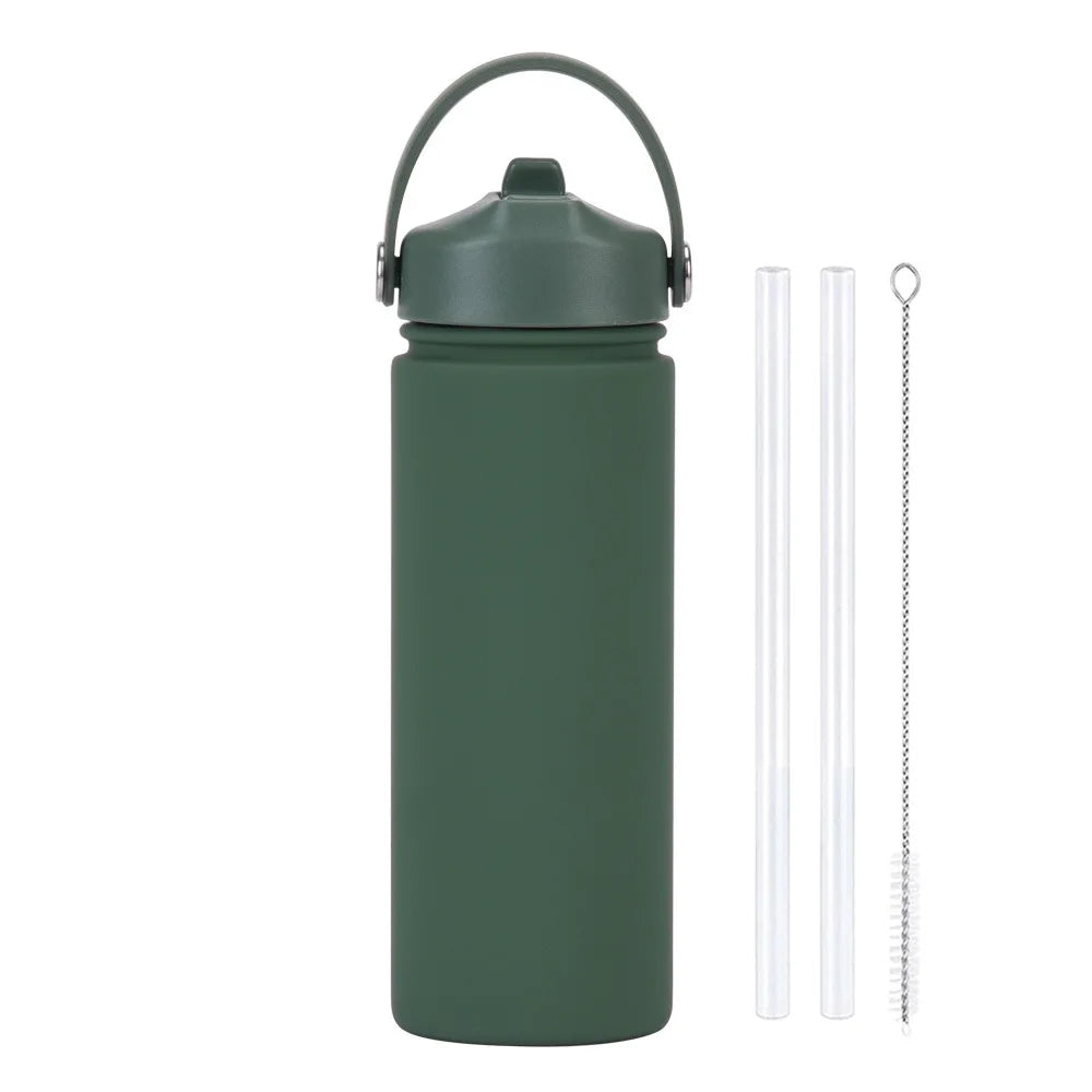 500ml Insulated Water Bottle, Customizable Steel Flask,Gym, Work & Travel-Stay Cold All Day