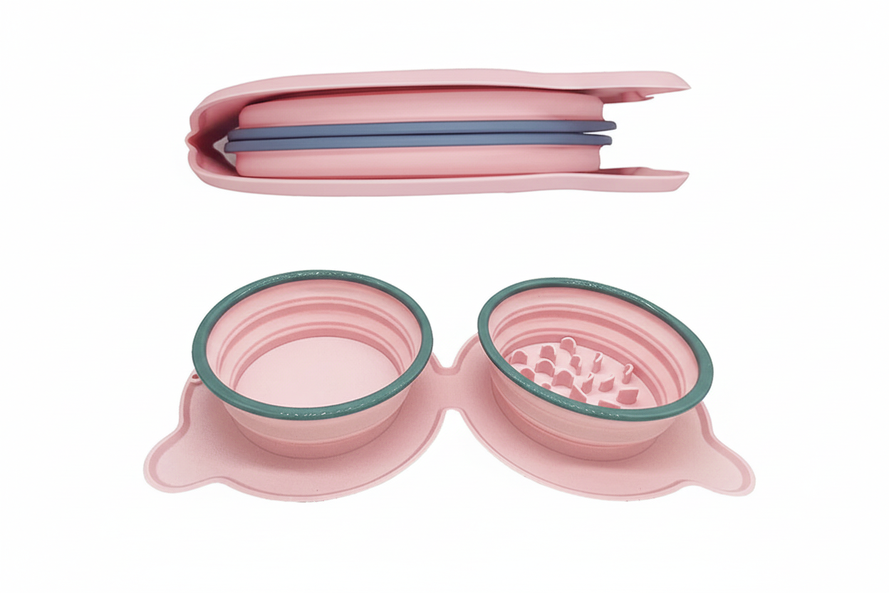 Collapsible Pet Travel Bowl – Easy Feeding & Hydration On the Go