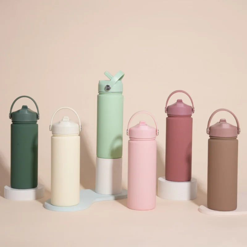 500ml Insulated Water Bottle, Customizable Steel Flask,Gym, Work & Travel-Stay Cold All Day