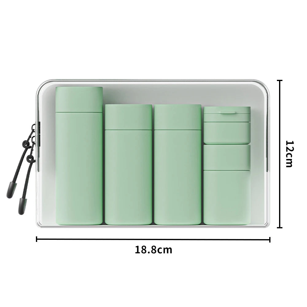 4-in-1 Leak-Proof Travel Bottles for Shampoo, Lotion & More-No More Leaks or Mess
