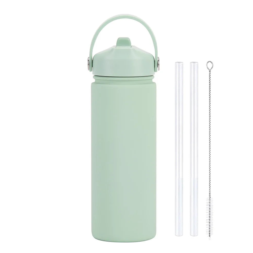 500ml Insulated Water Bottle, Customizable Steel Flask,Gym, Work & Travel-Stay Cold All Day