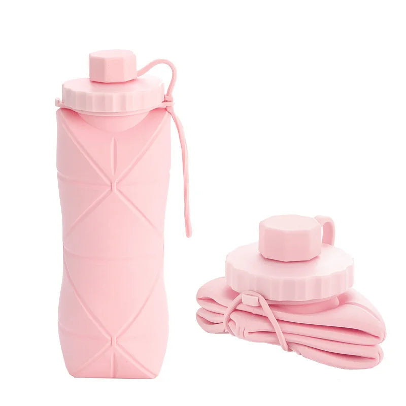 Collapsible Silicone Water Bottle,Save Space, Stay Hydrated Anywhere  (Limited Stock)