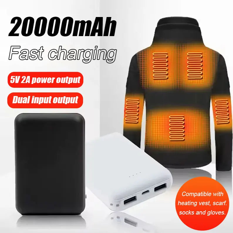 20,000mAh Portable Power Bank – Fast Charging Anywhere You Go -
