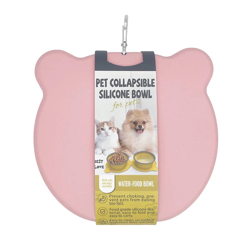 Collapsible Pet Travel Bowl – Easy Feeding & Hydration On the Go