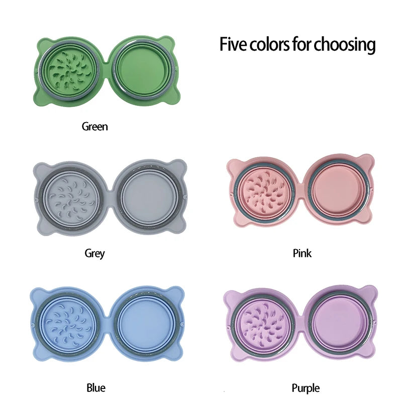 Collapsible Pet Travel Bowl – Easy Feeding & Hydration On the Go