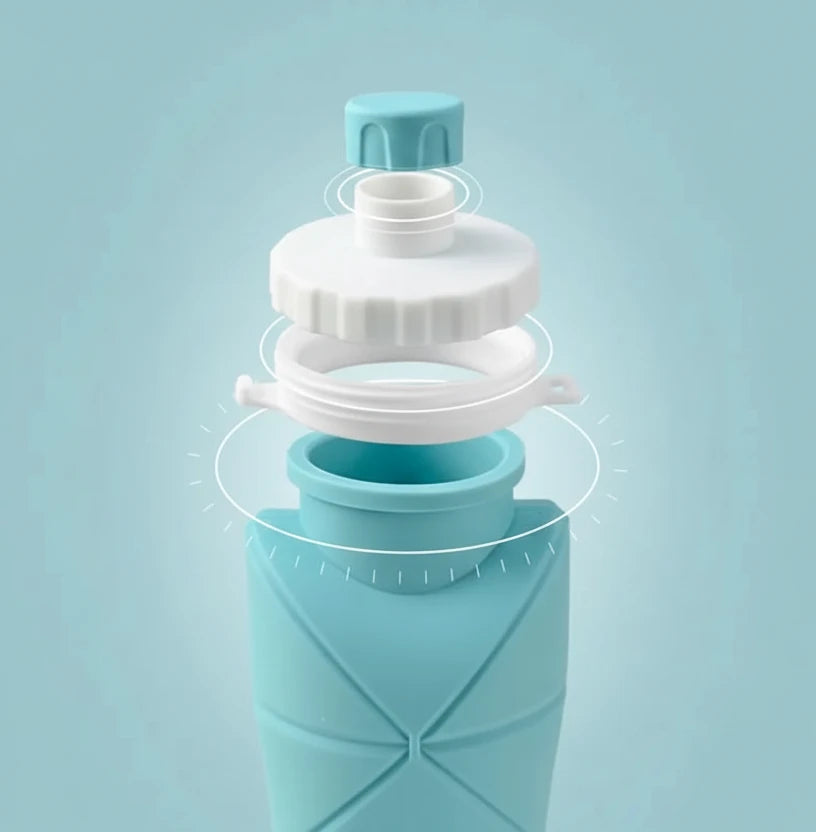 Collapsible Silicone Water Bottle,Save Space, Stay Hydrated Anywhere  (Limited Stock)