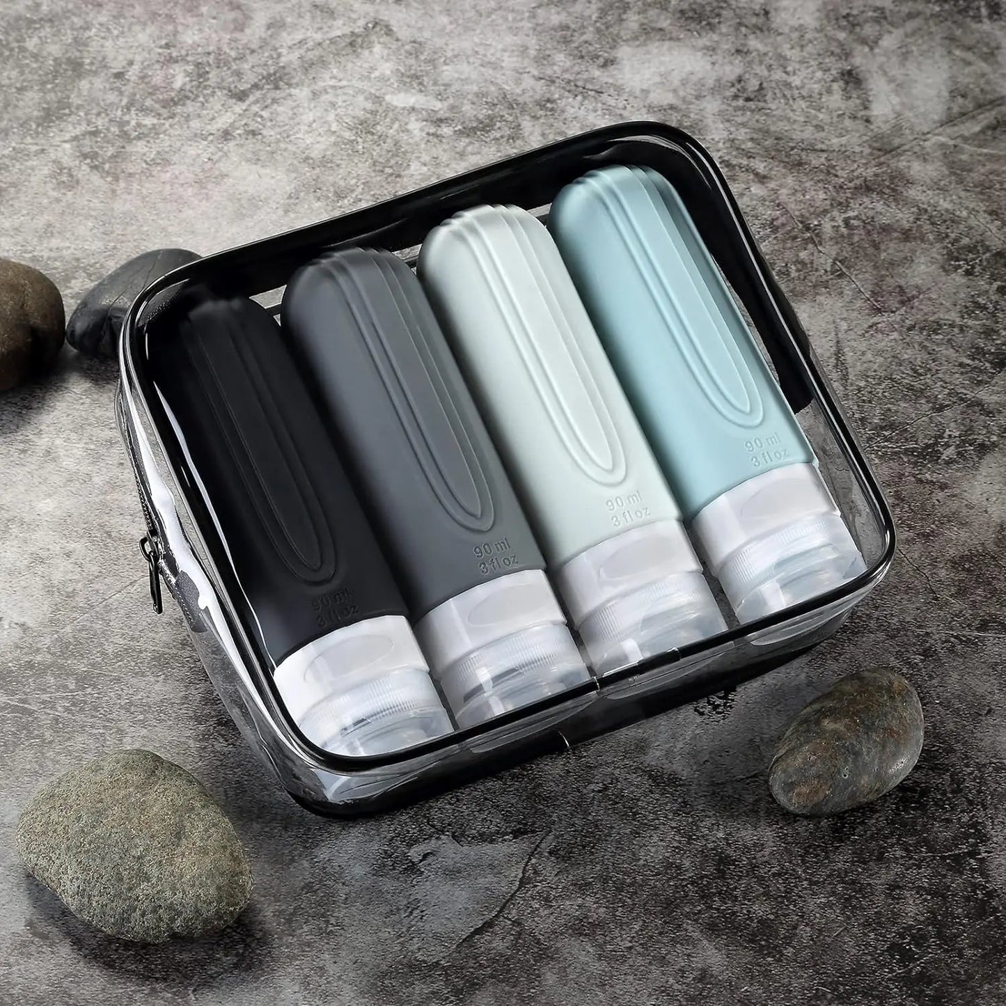 TSA-Approved Travel Bottles (3oz) – Leak-Proof & Mess-Free Packing