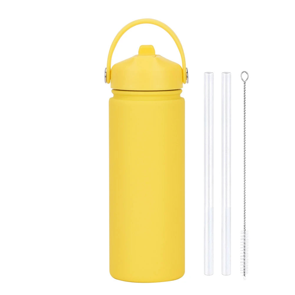 500ml Insulated Water Bottle, Customizable Steel Flask,Gym, Work & Travel-Stay Cold All Day