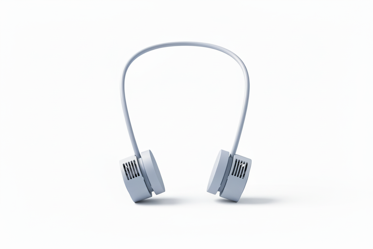Hands-Free Bladeless Neck Fan – Stay Cool Anywhere You Go