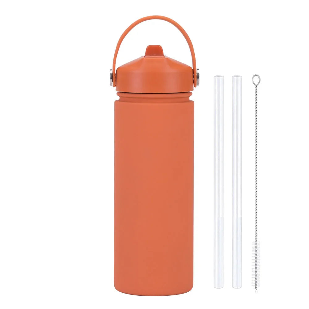 500ml Insulated Water Bottle, Customizable Steel Flask,Gym, Work & Travel-Stay Cold All Day