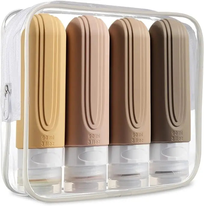 TSA-Approved Travel Bottles (3oz) – Leak-Proof & Mess-Free Packing