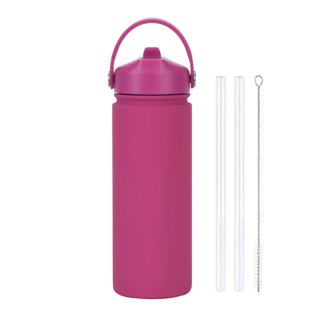 500ml Insulated Water Bottle, Customizable Steel Flask,Gym, Work & Travel-Stay Cold All Day