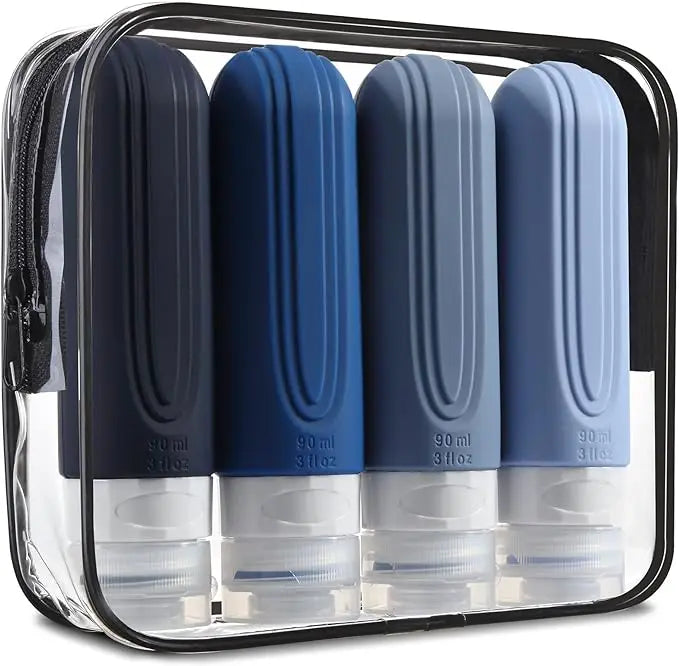 TSA-Approved Travel Bottles (3oz) – Leak-Proof & Mess-Free Packing