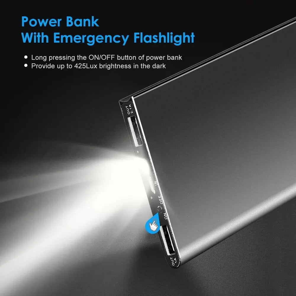 20,000mAh Portable Power Bank – Fast Charging & Reliable Power Anywhere