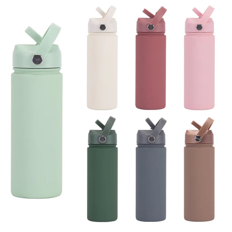 500ml Insulated Water Bottle, Customizable Steel Flask,Gym, Work & Travel-Stay Cold All Day