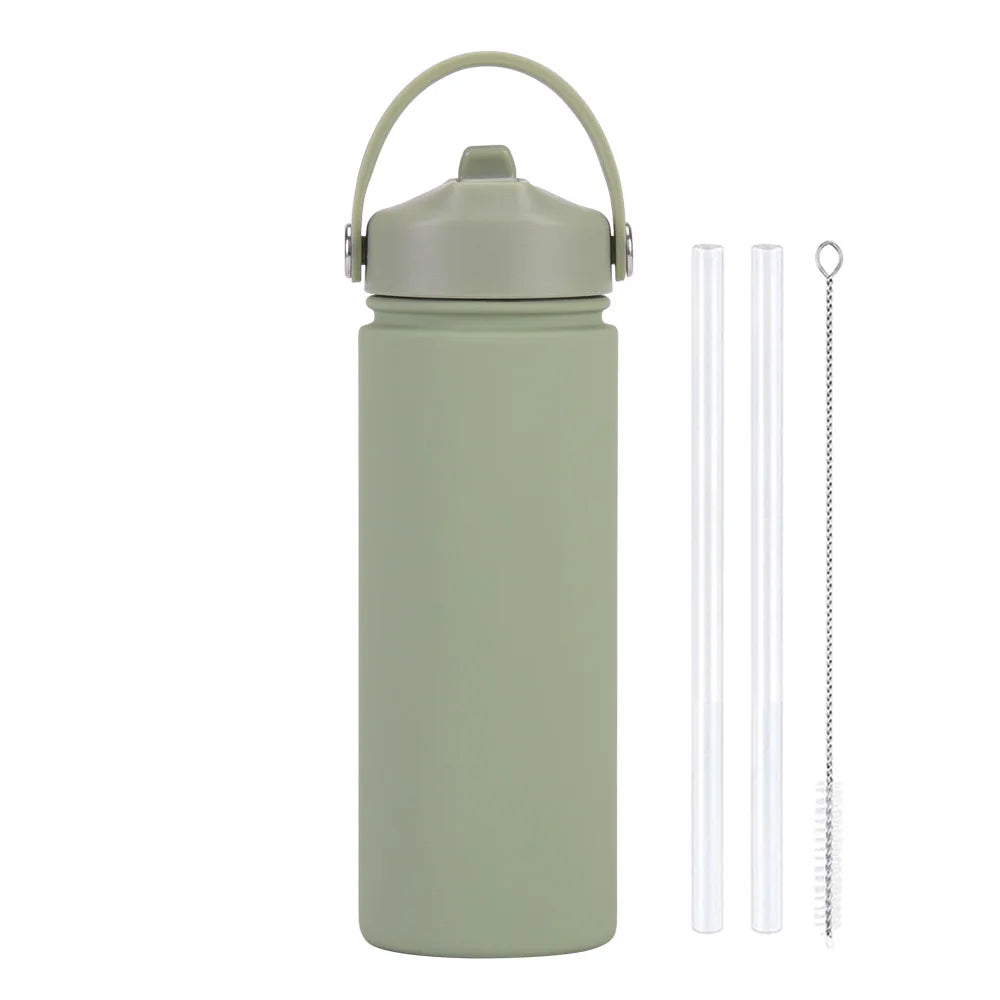 500ml Insulated Water Bottle, Customizable Steel Flask,Gym, Work & Travel-Stay Cold All Day