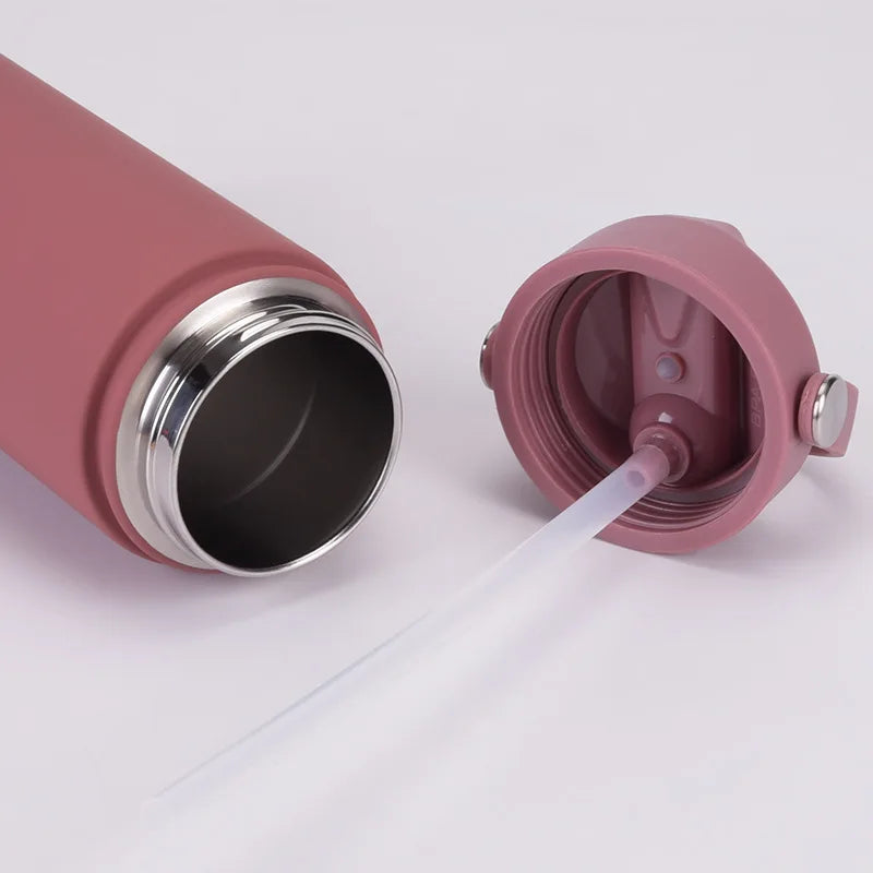 500ml Insulated Water Bottle, Customizable Steel Flask,Gym, Work & Travel-Stay Cold All Day