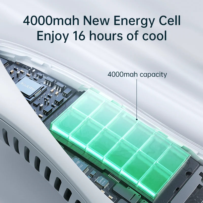 Portable Neck Fan, Wireless Bladeless USB Rechargeable Cooling Fan – Beat the Heat Anywhere