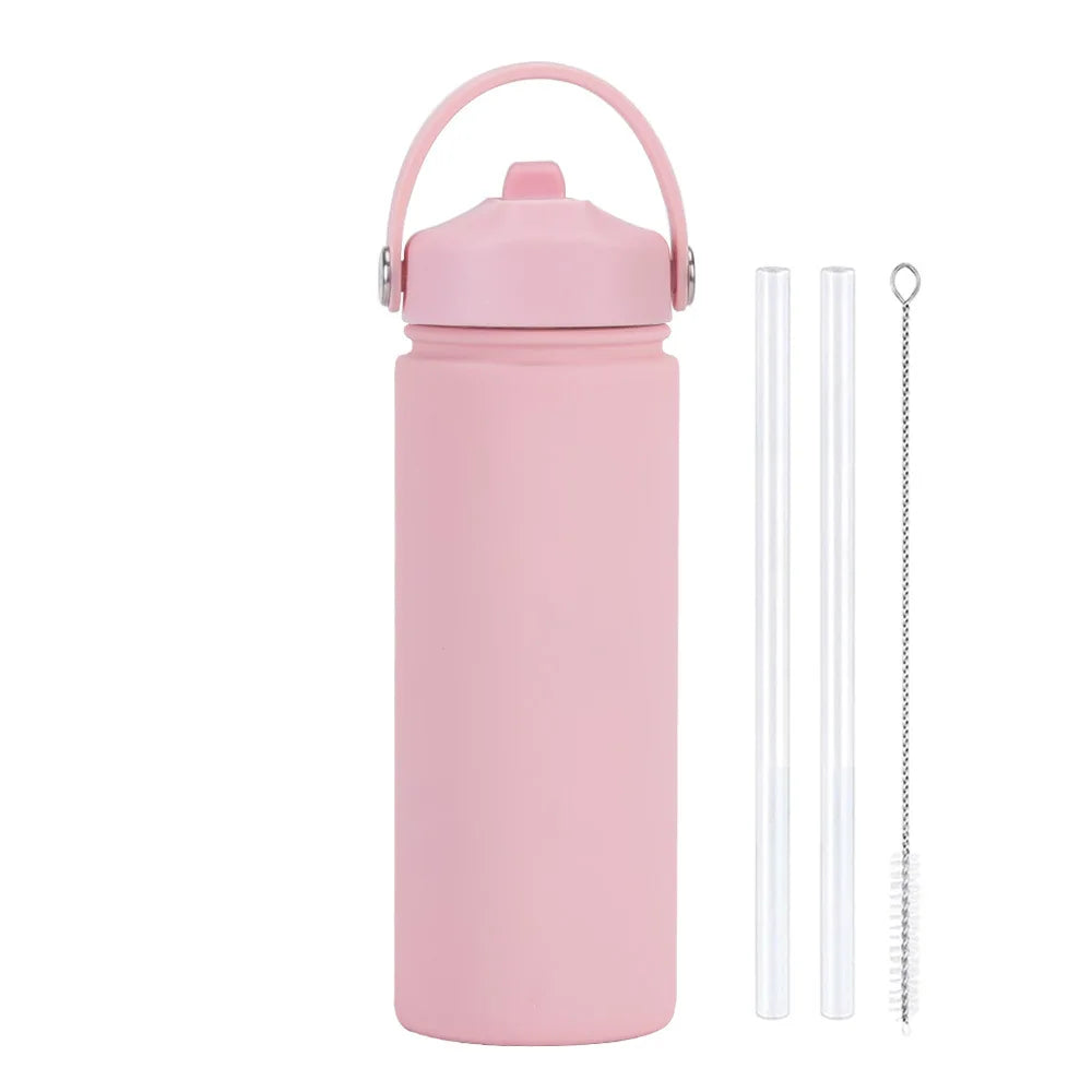500ml Insulated Water Bottle, Customizable Steel Flask,Gym, Work & Travel-Stay Cold All Day